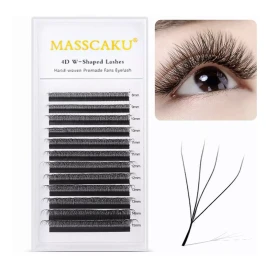 Masscaku Extensiones De Pestañas Masscaku 4d W Mix Matte