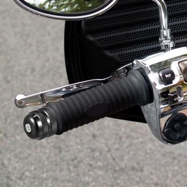 Motoforti 1 Pair Universal Aluminum Alloy 7/8" 18mm Handlebar End Caps Black