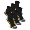 mehrstrumpf 6/12 Pairs Men's Work Socks Quarter Half Height +
