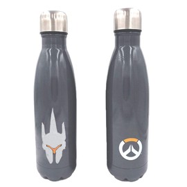 Surreal Entertainment Overwatch Reinhardt Insulated Stainless Steel 16 Ounce Water Bottle - Gray