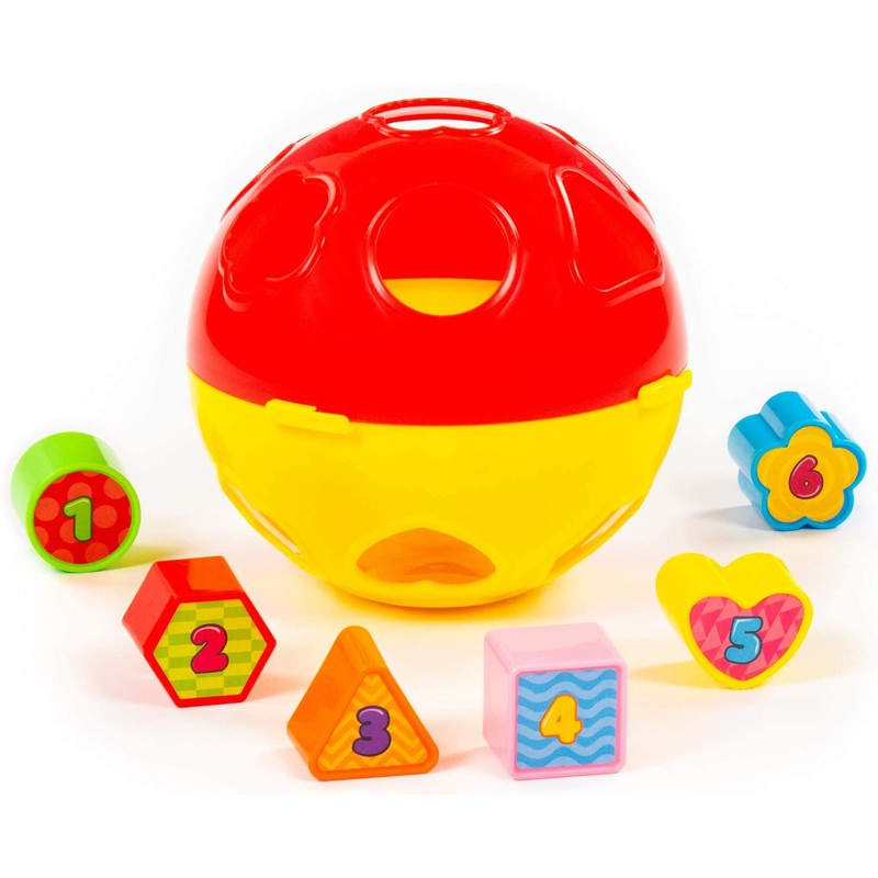 Polesie Sorting Game Ball Baby Educational Toy with Number Pegs