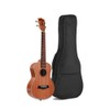 LFSEMINI Ukulele Case, Black Gig Bag for 21-23-26 Inch Ukuleles,