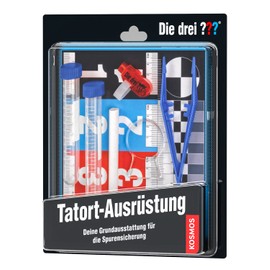 Die drei ??? Tatort-Ausrüstung von KOSMOS, Detektivspielzeug, Detektiv Ausrüstung, Detektiv Set, Mitbringsel Kindergeburtstag, Geschenk für Kinder ab 8 - 12 Jahre