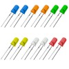 GuuYebe LEDs, Single LED Light 5mm LED Diode Lamp DIY