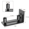 Signstek Barn Door Floor Guide Roller Door Guides Adjustable Wall