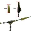 Quick Change Hybrid Clips with Tail Rubbers Carp Fishing Terminal