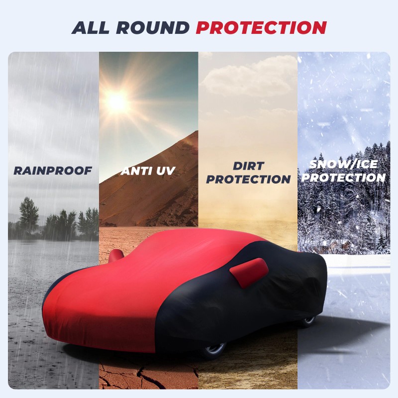 KAKIT 6 Layer Car Cover for 1968-1982 Corvette C3 Waterproof