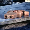 Novelty Refillable Butane Lighter, Cool Metal Lighter, Windproof Flame, Candle