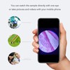 Smartphone Microscope 1000X Potable Children Microscope with LED Light for