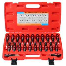 YSTOOL Terminal Release Kit, Universal Wire Connector Removal Pin Extractor Release Tool 23 PCS Set for American Domestic and Imported Vehicles