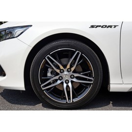 HHLOU Sport Letter Emblem Trunk Lid Rear Logo Badge Fits Honda Accord Civic 2017-2023 (Matte Black)