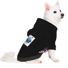 Flag of Flagstaff, Arizona and America Dog Sweater Winter Pet Dog Hoodie Sweatshirts Warm Soft Dog Clothes X-Small