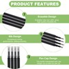 16 Pack Erasable Pen Refills, 0.5 mm Stainless Steel Tip