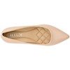 ILLUDE Classic Pointed Toe Pumps – Comfortable Low Stiletto Heel