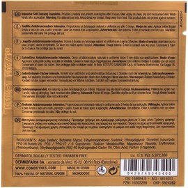 Paquete de 8 Comodynes autobronceador intensivo y uniforme de color 1 unidad Natural & uniforme cuerpo bronceado Adecuado para todo tipo de piel Fantástica fórmula de bronceado