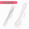 Pack of 2 Cream Spatulas Cosmetic Metal Cosmetic Spoons Reusable