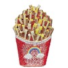 DEBIMY French Fries Chips Rhinestone Clutch Women Crystal Handbag Sparkly