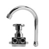 Foot Pedal Basin Faucet Kitchen Sink Foot Tap Floor Mounted
