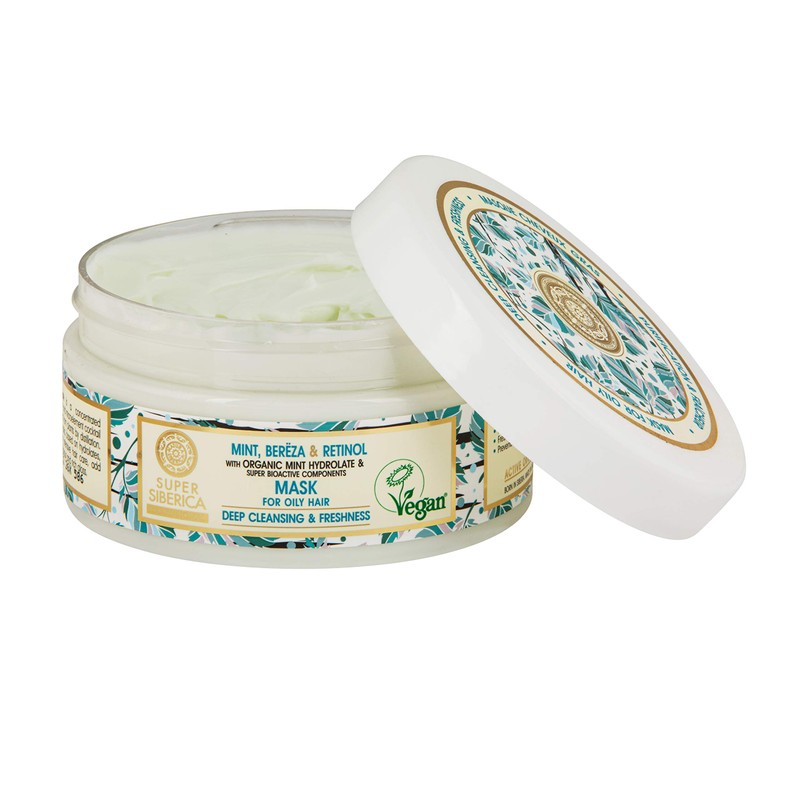 Natura Siberica Super Mint Bereza & Retinol Mask for Oily