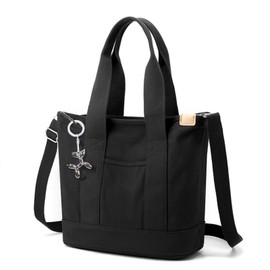 KSYN KO-KO Tote Bag, Canvas, Large Capacity, A4 Compatible, 2-Way Design, Shoulder Strap, Shoulder Bag, Tote Bag, Canvas, Unisex, Popular, Multi-Storage, Handbag, Waterproof, Lightweight, Work, School