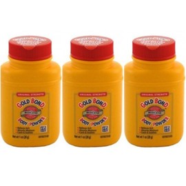 Gold Bond Medicated Powder Containers 1 Ounce Travel Size (Pack of 3)                                                                                 