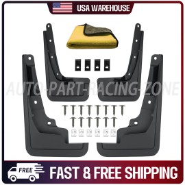 VEHITO 4Front &Rear Molded Mud Flaps Splash Guards 22 Ford Maverick