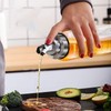 Olive Oil Dispenser Bottle, Liquid Condiment Container, 17 Oz Vinegar