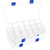 DARUITE Sorting Boxes for Small Parts, 18 Grid Storage Box,