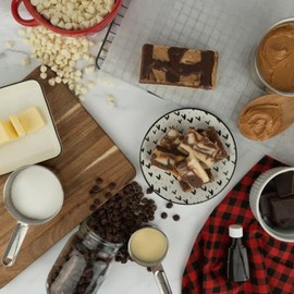 Uncle Butch's Fudge - Creamy and Smooth Tiger Butter - Delicious and Decadent Handcrafted Fudge (16oz)