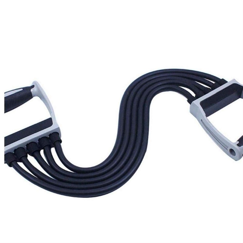 Fitness Chest Expander Chest Expander for Man - 5 Tubes