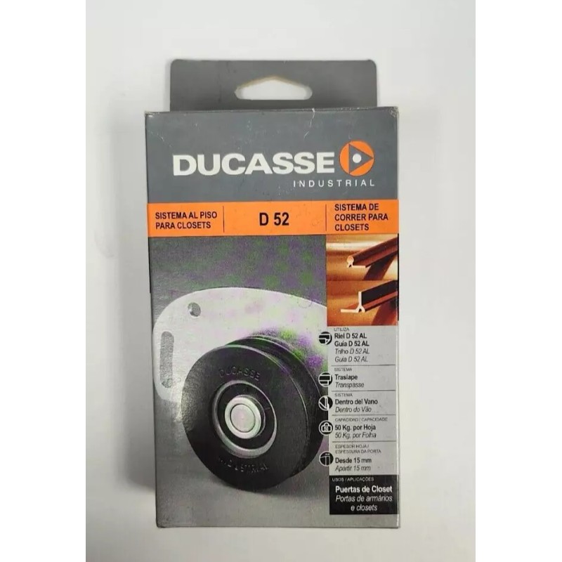 DUCASSE D 52 Floor Sliding System for Closet