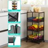 HapiRm HapiRm Fruit Basket Kitchen Cart - 4-Tier Rolling Storage