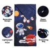EXPRESSIONS Outer Space Kids Lightweight Indoor Slumber Bag/Sleeping Bag, Ultra-Soft