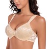 Lemorosy Mimimizer Bra with Underwire, Women's Size Sizes, Strong Hold,