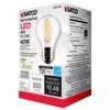 Satco 4-Watt LED E26 Light Bulb, 3000K, 15000 Hour Rating,