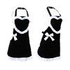 Hyzrz Hot Black Royal Waitress Cooking Chef Bib Aprons for
