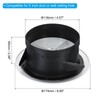 PATIKIL 5 Inch Round Air Vent, Adjustable Ceiling Diffuser Grill