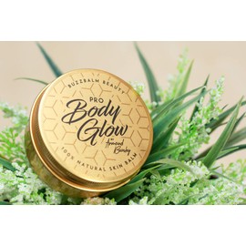 Pro Body Glow Body Balm - Moisturising High Shine Skin Balm and Beauty Balm Loved by Celebrities - Unique Beauty Gifts for Women Men by Armand Beasley Natural Body Makeup (3oz, 85g)