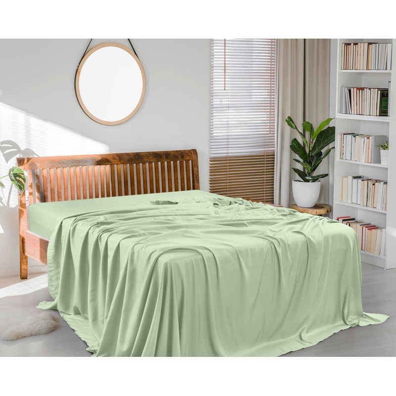 Utopia Bedding - Flat Sheet Double - Easy Care Soft