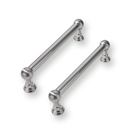 CABDM 3.5 Inch 2 Pack Solid Kitchen Cabinet Handles Heavy Duty Cabinet Pulls Drawer Pulls Cabinet Hardware Kitchen Handles for Cabinets Brushed Satin Nickel Cupboard Handles