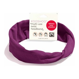 Kooshoo Organic Twist Headband - Wild Beet, 1 Pack