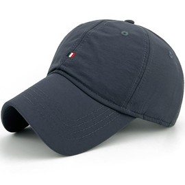 Loneshark Mens Quick Dry Baseball Caps Womens Waterproof Baseball Hats Charcoal Grey Gray