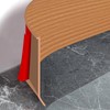Heonay Flexible Baseboard Molding Trim 4 Inch Self-Adhesive Vinyl Wall