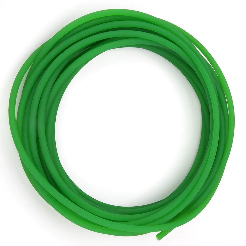 Akozon Polyurethane Round Belt, Green Rough Surface PU Polyurethane Round