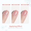 RARJSM Icy Jelly Gel Nail Polish Set of 6 Translucent