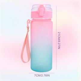 Decorate Your Own Water Bottle Kits,Kids Water Bottle Decoration,Letter Water Bottle for Girls with Diamond Art Stickers,Girls Birthday Presents,Craft DIY Water Bottle Back to School (pink)