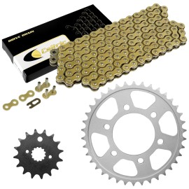 Caltric Drive Chain & Sprocket Kit for Kawasaki Gpz550 KZ550D KZ550H KZ550C Ltd 550