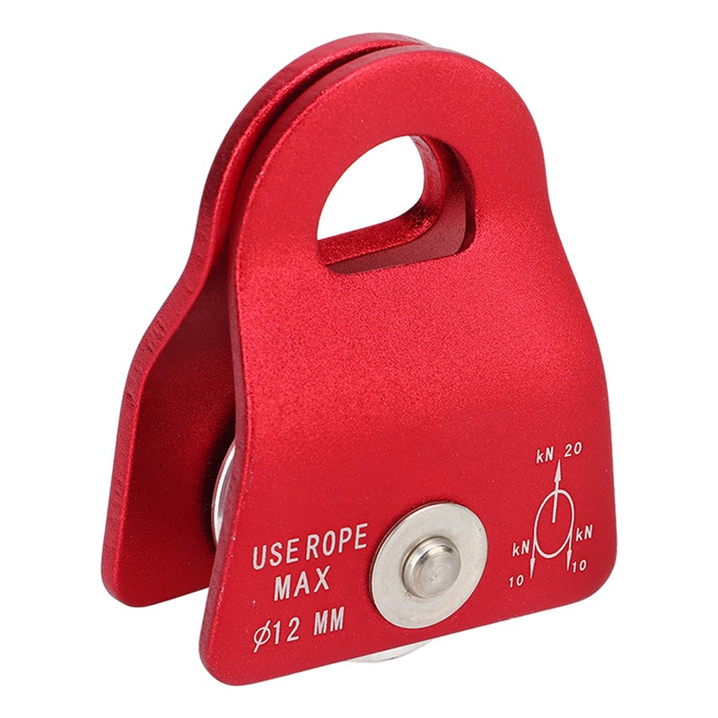 20KN Climbing Pulley Aluminum Mg Alloy Downhill Side Plate Single