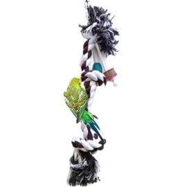 Vogelschaukel, Kletterseil, 22mm dickes Baumwollseil zum schaukeln, klettern und spielen, für alle Vögel (B)
