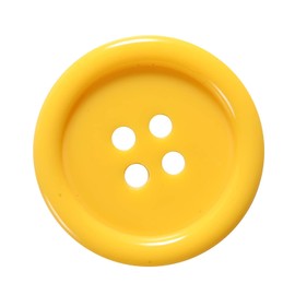 60 botones amarillos – Botones amarillos grandes de resina de 1 pulgada (25 mm) para manualidades y costura
